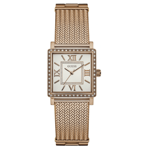 Guess Women’s Quartz Rose Gold Stainless Steel White Dial 28mm Watch W0826L3 UAE DUBAI AJMAN SHARJAH ABU DHABI RAS AL KHAIMA UMM UL QUWAIN ALAIN FUJAIRAH