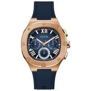 Guess Men’s Quartz Blue Silicone Strap Blue Dial 42mm Watch GW0571G2 UAE DUBAI AJMAN SHARJAH ABU DHABI RAS AL KHAIMA UMM UL QUWAIN ALAIN FUJAIRAH