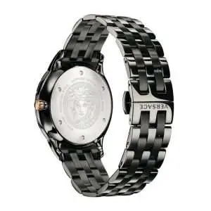 Versace Men’s Quartz Swiss Made Black Stainless Steel Black Dial 43mm Watch VEBK00618 UAE DUBAI AJMAN SHARJAH ABU DHABI RAS AL KHAIMA UMM UL QUWAIN ALAIN FUJAIRAH