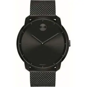 Movado Men’s Quartz Swiss Made Black Stainless Steel Black Dial 44mm Watch 3600261UAE DUBAI AJMAN SHARJAH ABU DHABI RAS AL KHAIMA UMM UL QUWAIN ALAIN FUJAIRAH