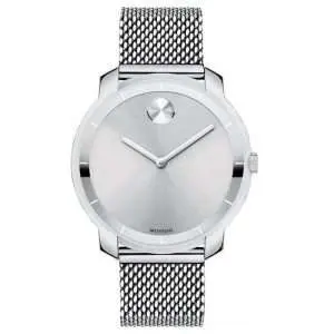 Movado Women’s Quartz Swiss Made Silver Stainless Steel Silver Dial 36mm Watch 3600241 UAE DUBAI AJMAN SHARJAH ABU DHABI RAS AL KHAIMA UMM UL QUWAIN ALAIN FUJAIRAH