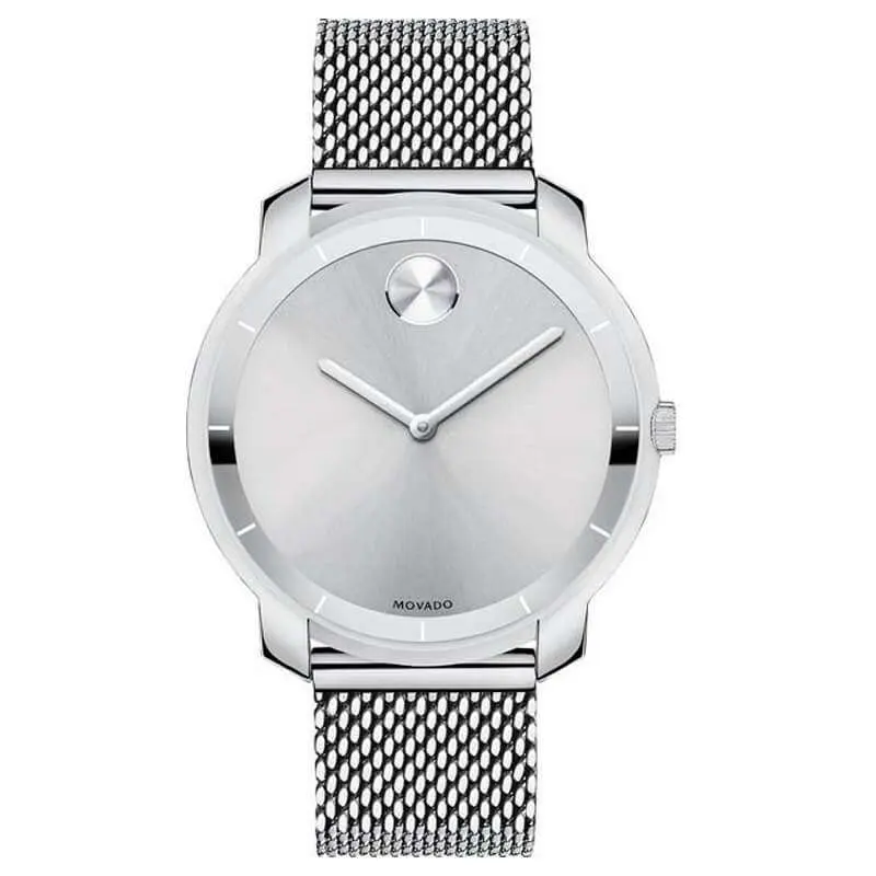 Movado Women’s Quartz Swiss Made Silver Stainless Steel Silver Dial 36mm Watch 3600241 UAE DUBAI AJMAN SHARJAH ABU DHABI RAS AL KHAIMA UMM UL QUWAIN ALAIN FUJAIRAH