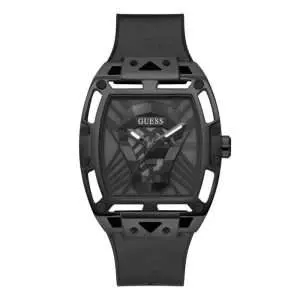 Guess Men’s Quartz Black Silicone Strap Black Dial 44mm Watch GW0500G2 UAE DUBAI AJMAN SHARJAH ABU DHABI RAS AL KHAIMA UMM UL QUWAIN ALAIN FUJAIRAH