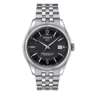 TISSOT Men’s Powermatic Swiss Made Silver Stainless Steel Black Dial 41mm Watch T108.408.11.057.00 UAE DUBAI AJMAN SHARJAH ABU DHABI RAS AL KHAIMA UMM UL QUWAIN ALAIN FUJAIRAH