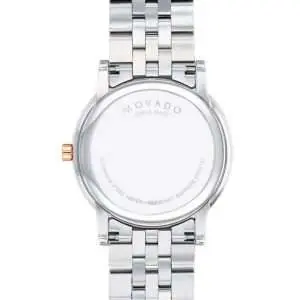 Movado Men’s Quartz Swiss Made Two Tone Stainless Steel Blue Dial 40mm Watch 0607267 UAE DUBAI AJMAN SHARJAH ABU DHABI RAS AL KHAIMA UMM UL QUWAIN ALAIN FUJAIRAH