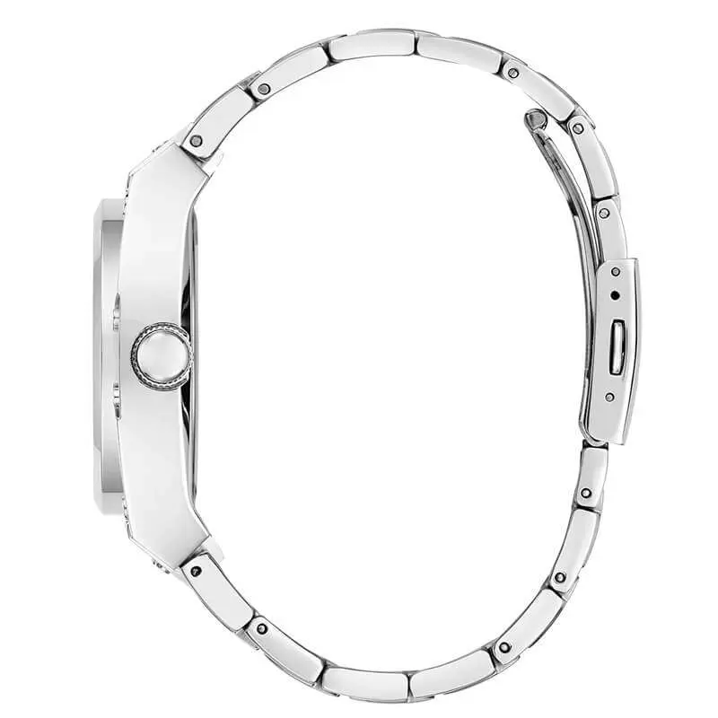 Guess Men’s Quartz Silver Stainless Steel Blue Dial 43mm Watch GW0624G1 UAE DUBAI AJMAN SHARJAH ABU DHABI RAS AL KHAIMA UMM UL QUWAIN ALAIN FUJAIRAH