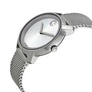 Movado Women’s Quartz Swiss Made Silver Stainless Steel Silver Dial 36mm Watch 3600241 UAE DUBAI AJMAN SHARJAH ABU DHABI RAS AL KHAIMA UMM UL QUWAIN ALAIN FUJAIRAH