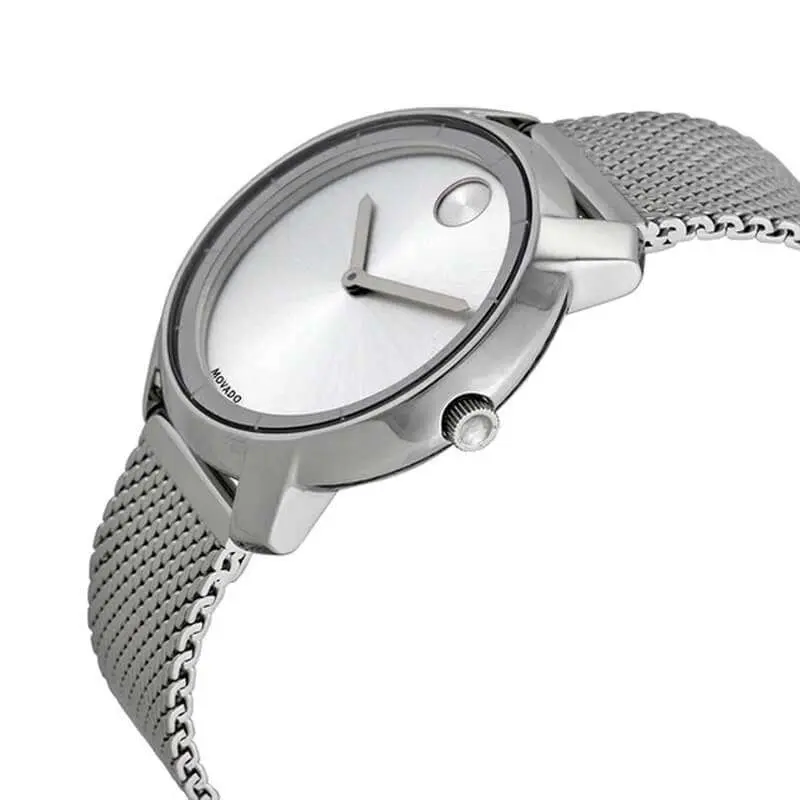 Movado Women’s Quartz Swiss Made Silver Stainless Steel Silver Dial 36mm Watch 3600241 UAE DUBAI AJMAN SHARJAH ABU DHABI RAS AL KHAIMA UMM UL QUWAIN ALAIN FUJAIRAH