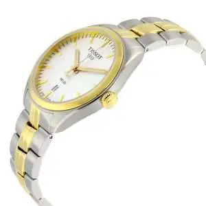 TISSOT Men’s Quartz Swiss Made Two Tone Stainless Steel Silver Dial 39mm Watch T101.410.22.031.00 UAE DUBAI AJMAN SHARJAH ABU DHABI RAS AL KHAIMA UMM UL QUWAIN ALAIN FUJAIRAH