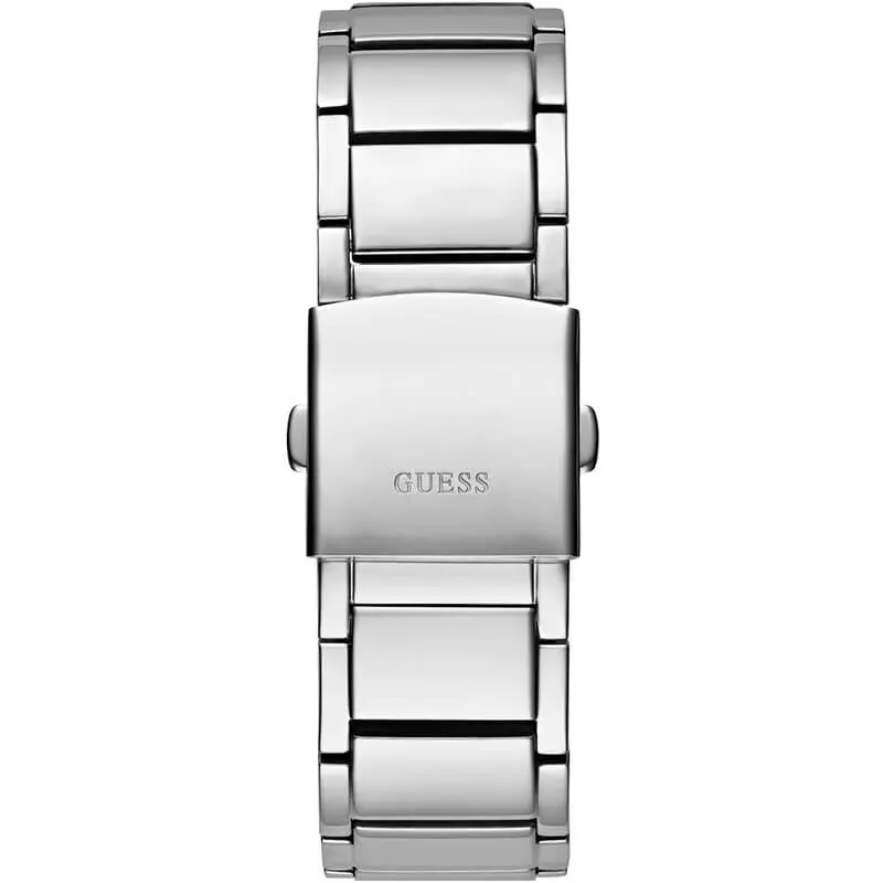 Guess Men’s Quartz Silver Stainless Steel Blue Dial 43mm Watch GW0624G1 UAE DUBAI AJMAN SHARJAH ABU DHABI RAS AL KHAIMA UMM UL QUWAIN ALAIN FUJAIRAH