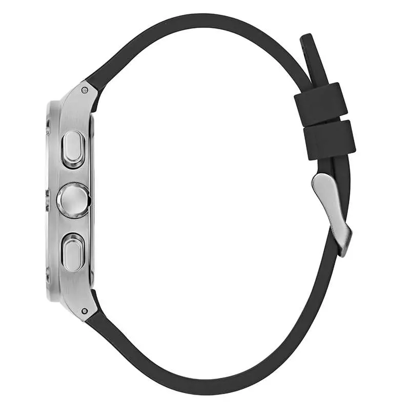 Guess Men’s Quartz Black Silicone Strap Grey Dial 42mm Watch GW0571G1 UAE DUBAI AJMAN SHARJAH ABU DHABI RAS AL KHAIMA UMM UL QUWAIN ALAIN FUJAIRAH