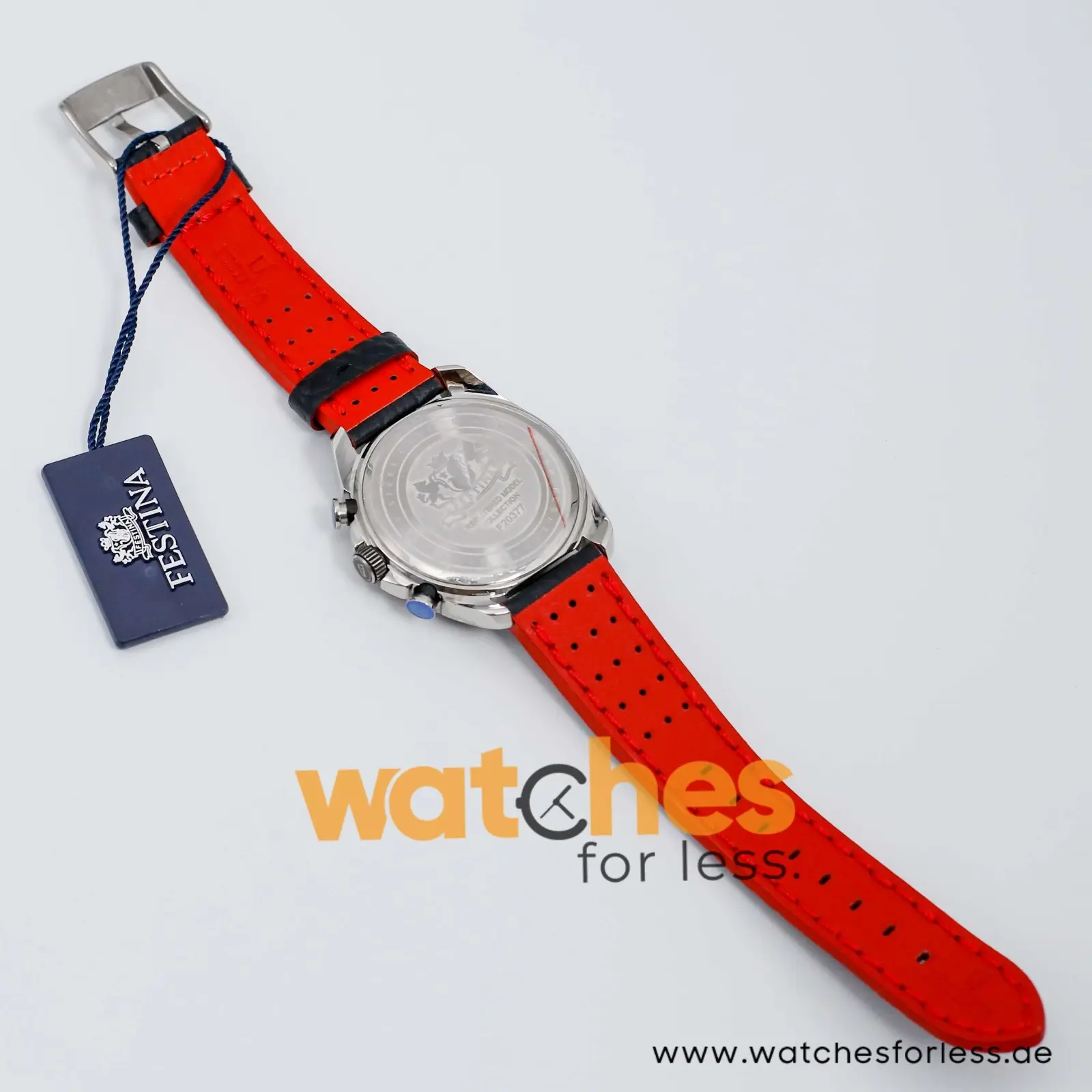 Festina Men’s Quartz Black Leather Strap Black Dial 44mm Watch F20377/5 UAE DUBAI AJMAN SHARJAH ABU DHABI RAS AL KHAIMA UMM UL QUWAIN ALAIN FUJAIRAH
