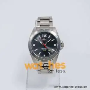 Lacoste Men’s Quartz Silver Stainless Steel Grey Dial 43mm Watch 2010638 UAE DUBAI AJMAN SHARJAH ABU DHABI RAS AL KHAIMA UMM UL QUWAIN ALAIN FUJAIRAH