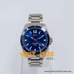 Lacoste Men’s Quartz Silver Stainless Steel Blue Dial 43mm Watch 2010636 UAE DUBAI AJMAN SHARJAH ABU DHABI RAS AL KHAIMA UMM UL QUWAIN ALAIN FUJAIRAH