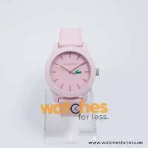 Lacoste Women’s Pink Silicone Strap Pink Dial 42mm Watch 2010773 UAE DUBAI AJMAN SHARJAH ABU DHABI RAS AL KHAIMA UMM UL QUWAIN ALAIN FUJAIRAH