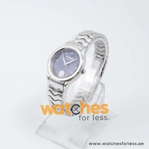 Versus by Versace Women’s Quartz Silver Stainless Steel Blue Dial 34mm Watch VSP563017 UAE DUBAI AJMAN SHARJAH ABU DHABI RAS AL KHAIMA UMM UL QUWAIN ALAIN FUJAIRAH