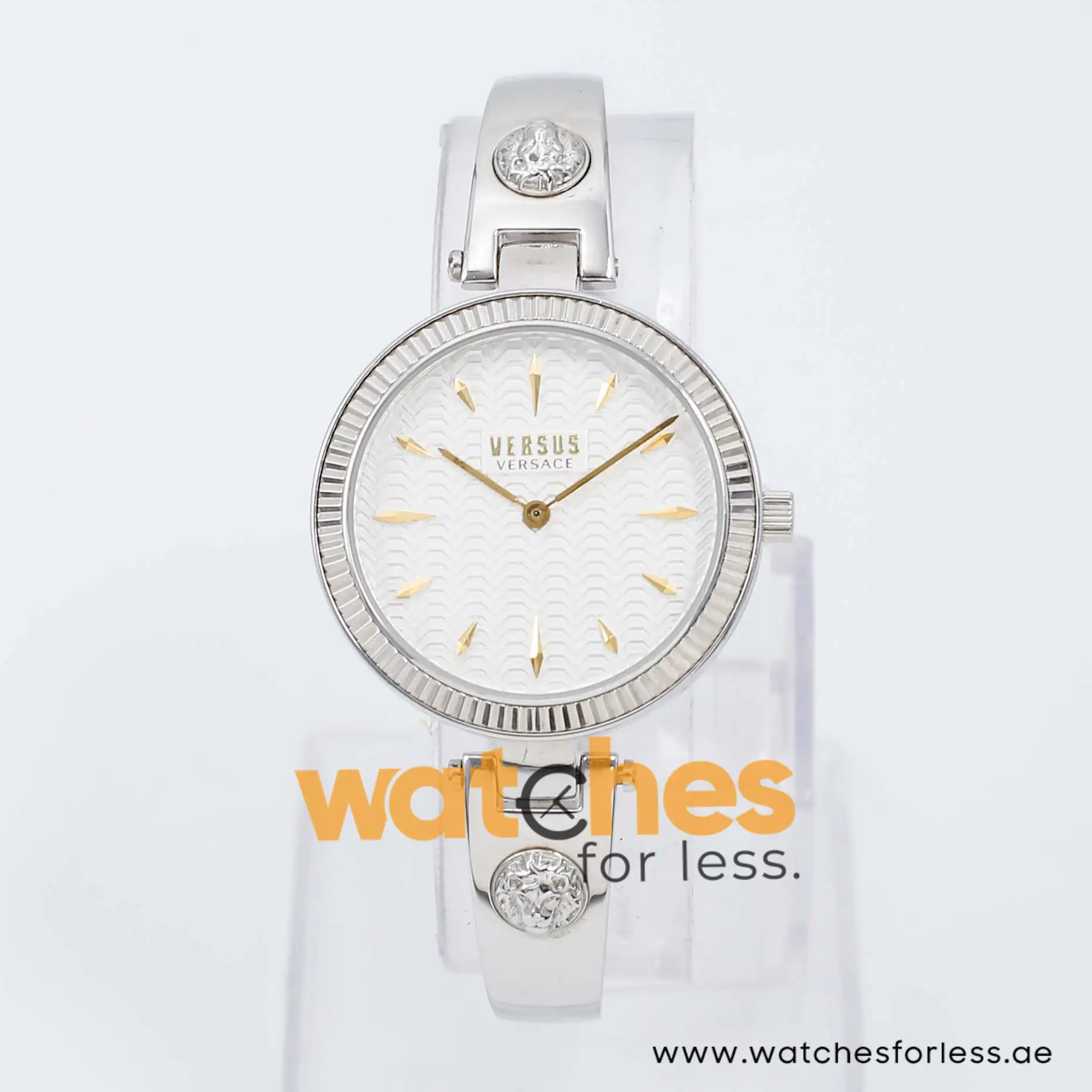 Versus by Versace Women’s Quartz Silver Stainless Steel White Dial 34mm Watch VSPEP0119 UAE DUBAI AJMAN SHARJAH ABU DHABI RAS AL KHAIMA UMM UL QUWAIN ALAIN FUJAIRAH
