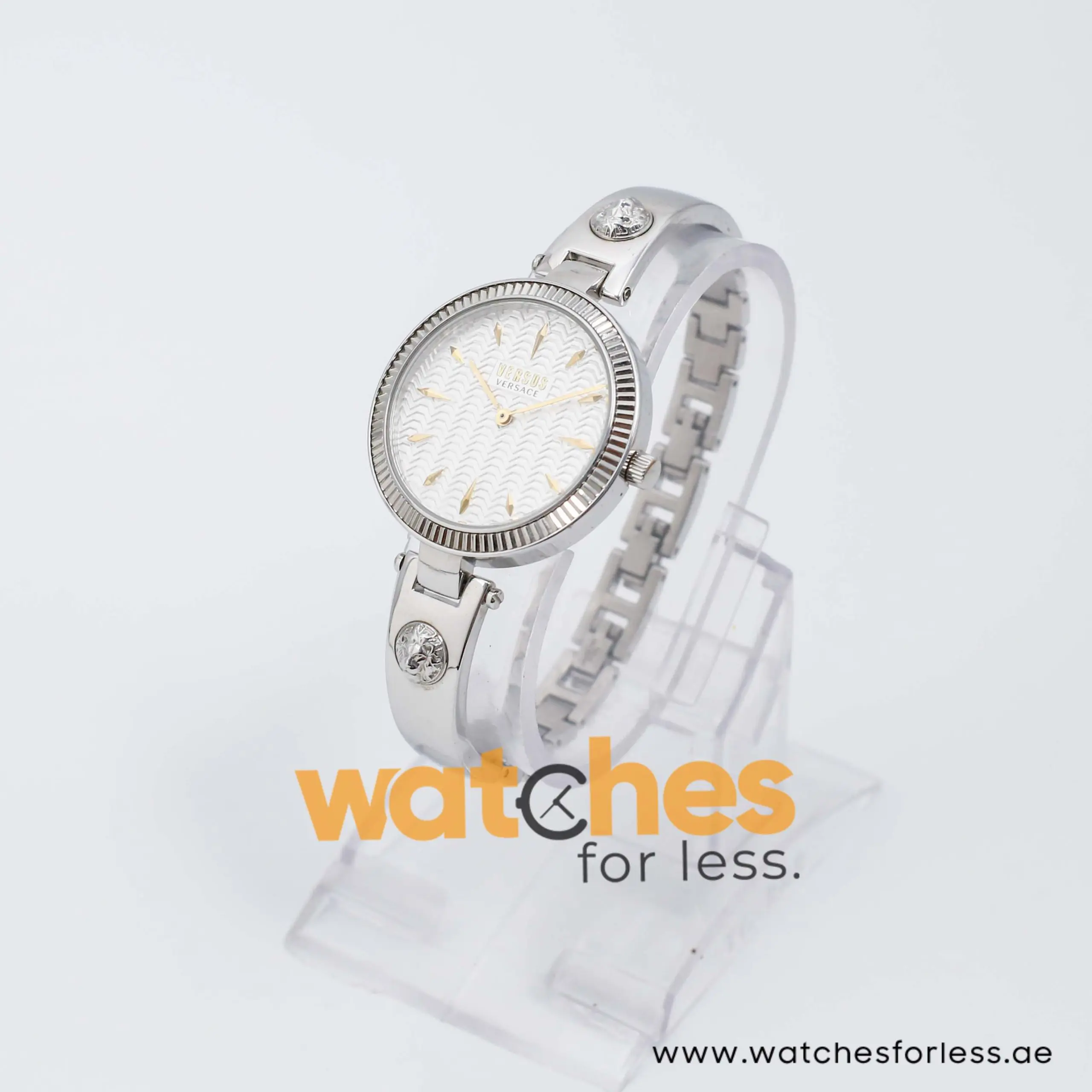 Versus by Versace Women’s Quartz Silver Stainless Steel White Dial 34mm Watch VSPEP0119 UAE DUBAI AJMAN SHARJAH ABU DHABI RAS AL KHAIMA UMM UL QUWAIN ALAIN FUJAIRAH
