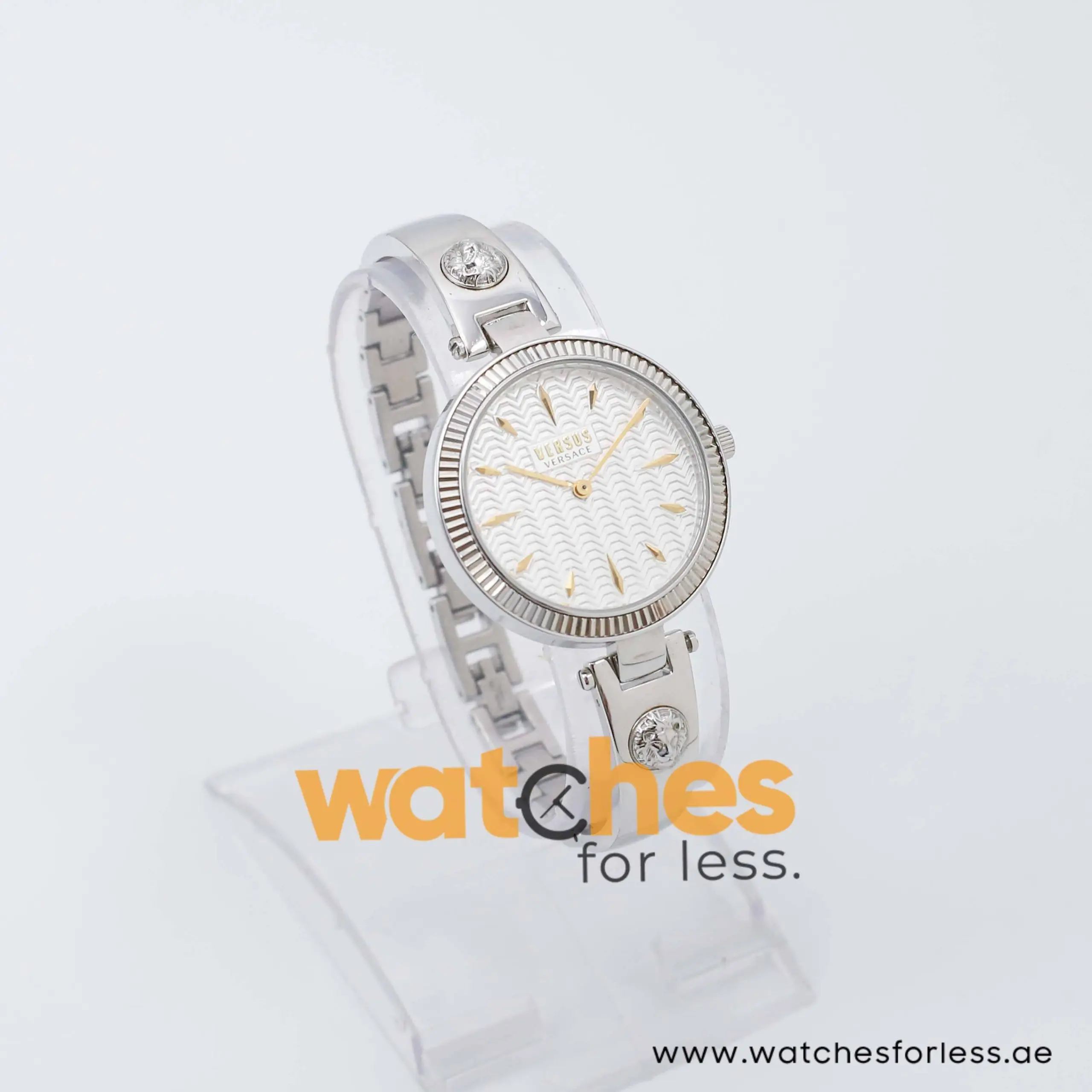 Versus by Versace Women’s Quartz Silver Stainless Steel White Dial 34mm Watch VSPEP0119 UAE DUBAI AJMAN SHARJAH ABU DHABI RAS AL KHAIMA UMM UL QUWAIN ALAIN FUJAIRAH