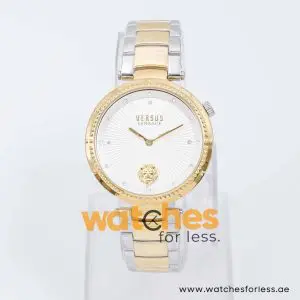Versus Versace Women’s Quartz Two Tone Stainless Steel White Dial 38mm Watch VSP870618 UAE DUBAI AJMAN SHARJAH ABU DHABI RAS AL KHAIMA UMM UL QUWAIN ALAIN FUJAIRAH