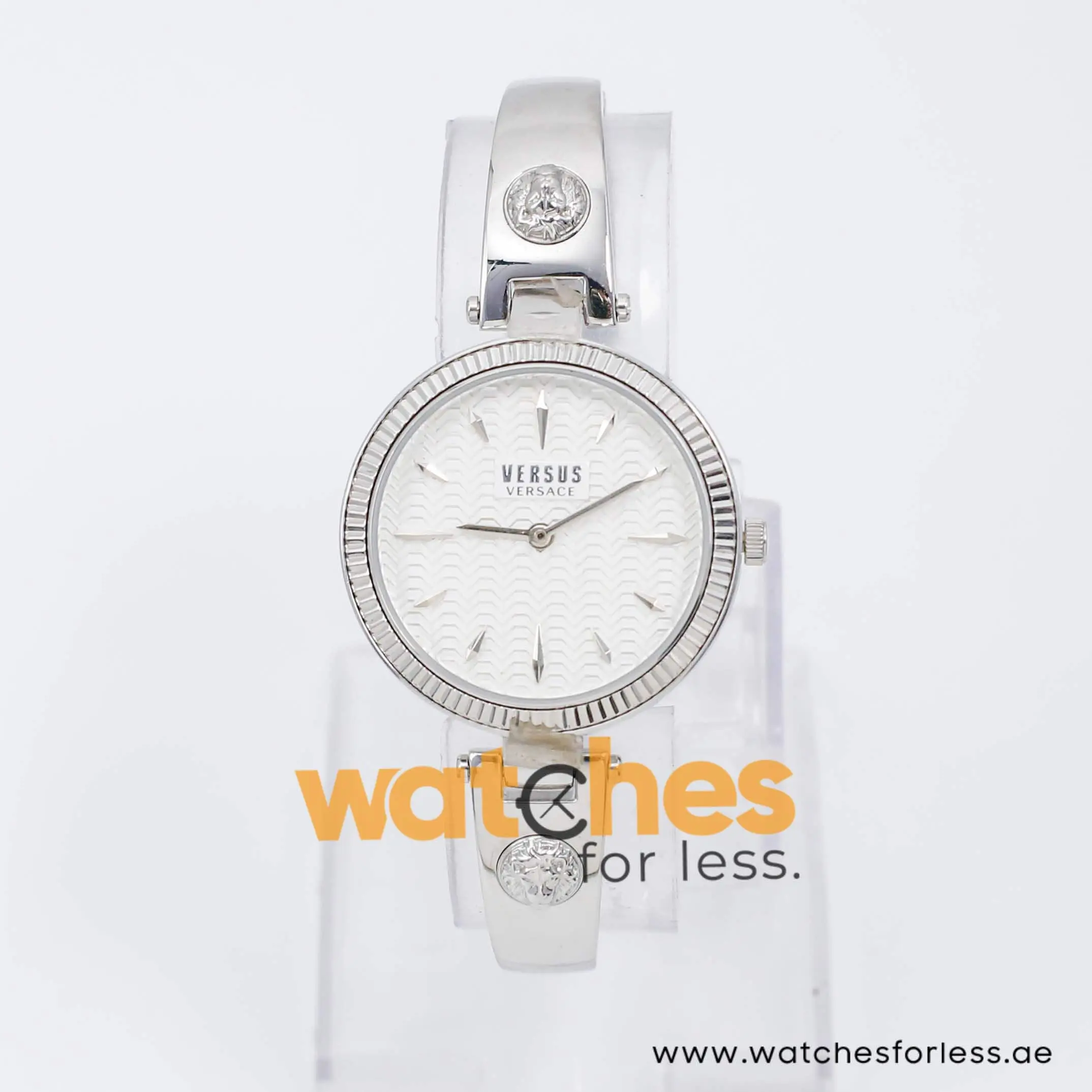 Versus by Versace Women’s Quartz Silver Stainless Steel White Dial 34mm Watch VSPEP0119/1 UAE DUBAI AJMAN SHARJAH ABU DHABI RAS AL KHAIMA UMM UL QUWAIN ALAIN FUJAIRAH