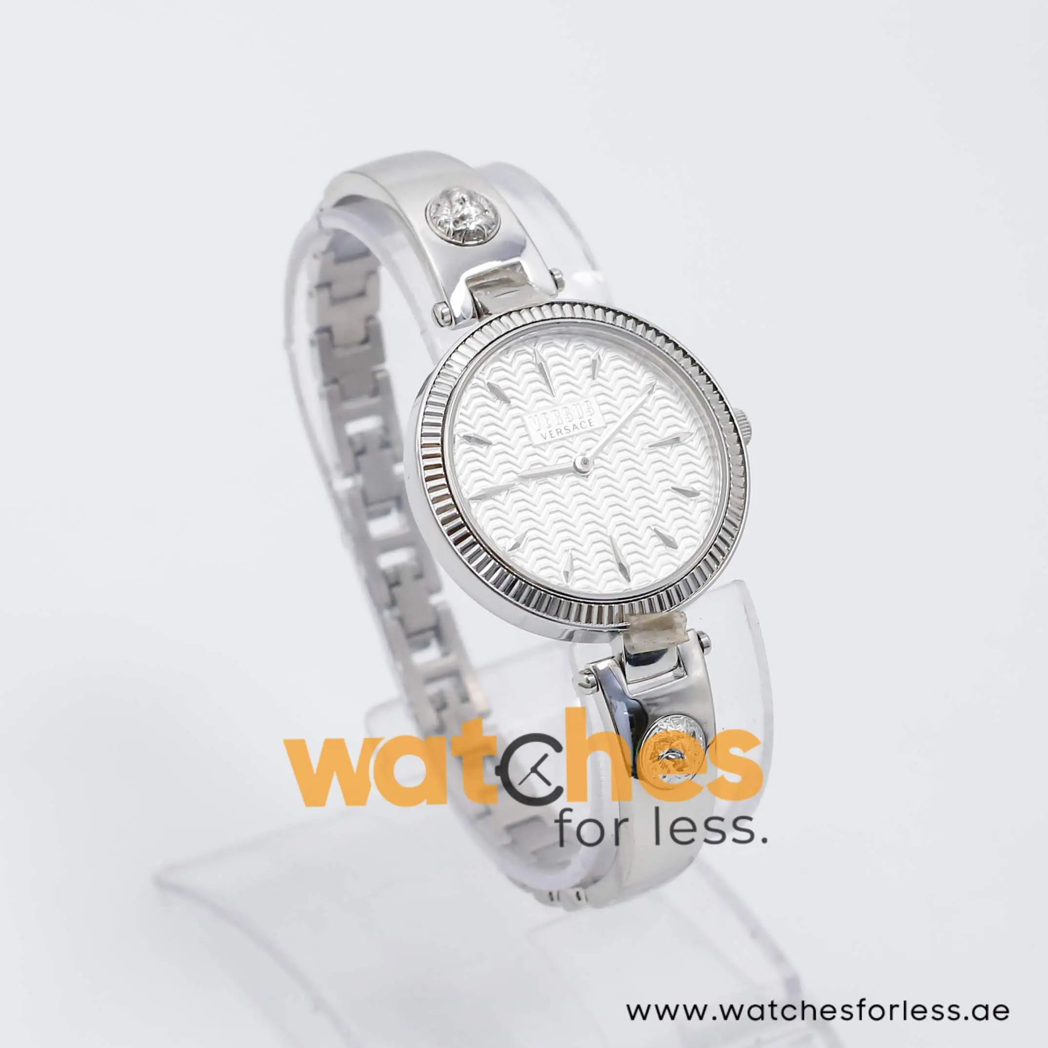 Versus by Versace Women’s Quartz Silver Stainless Steel White Dial 34mm Watch VSPEP0119/1 UAE DUBAI AJMAN SHARJAH ABU DHABI RAS AL KHAIMA UMM UL QUWAIN ALAIN FUJAIRAH
