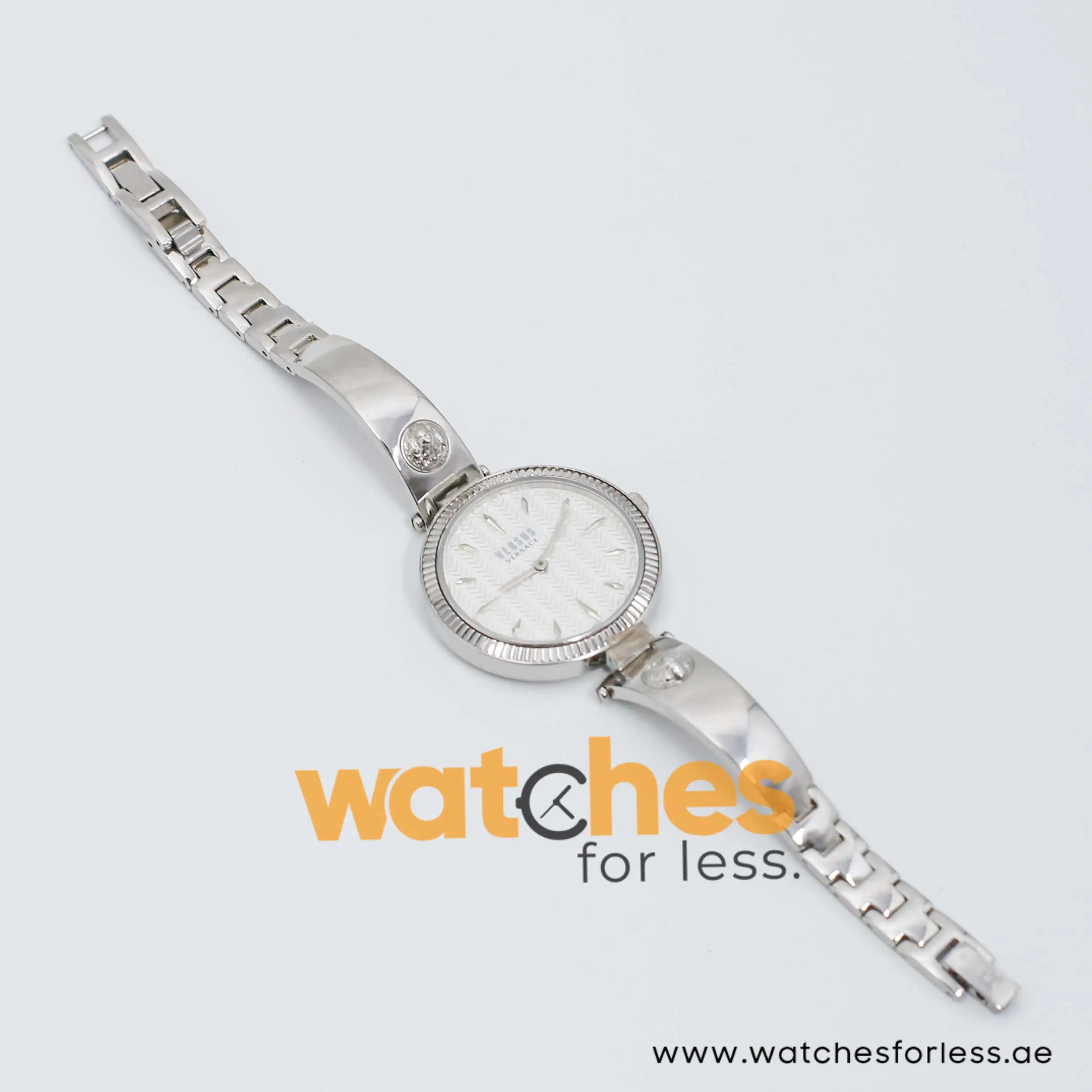 Versus by Versace Women’s Quartz Silver Stainless Steel White Dial 34mm Watch VSPEP0119/1 UAE DUBAI AJMAN SHARJAH ABU DHABI RAS AL KHAIMA UMM UL QUWAIN ALAIN FUJAIRAH