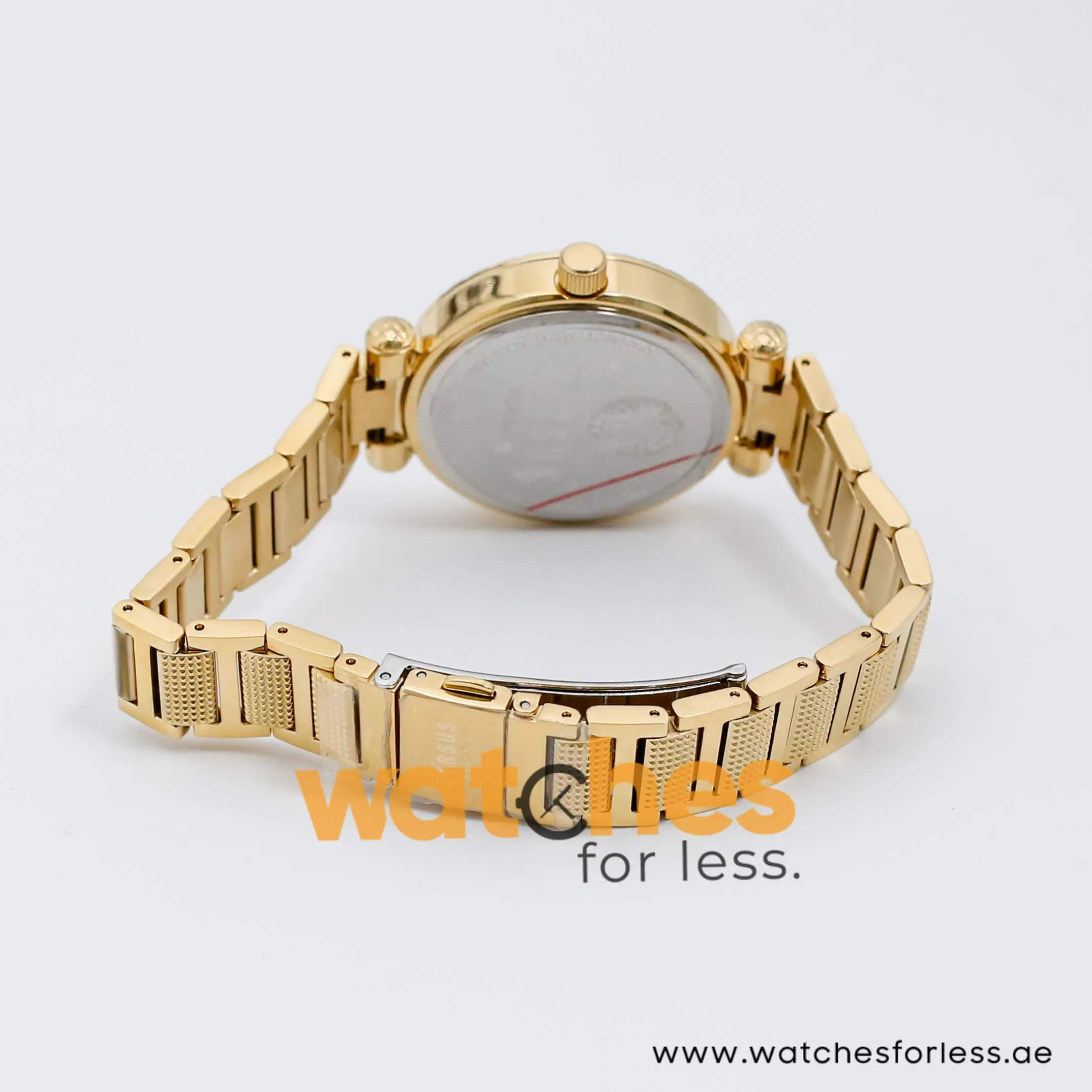 Versus Versace Women’s Quartz Gold Stainless Steel Black Dial 36mm Watch VSP717523 UAE DUBAI AJMAN SHARJAH ABU DHABI RAS AL KHAIMA UMM UL QUWAIN ALAIN FUJAIRAH
