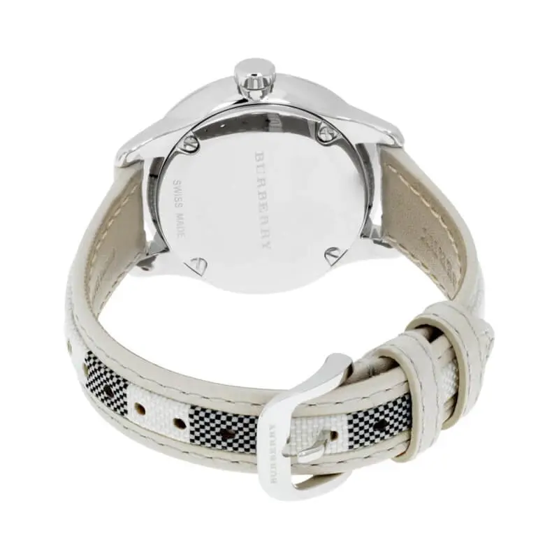 Burberry Women’s Swiss Made Quartz Multicolor Leather Strap White Dial 32mm Watch BU10113 UAE DUBAI AJMAN SHARJAH ABU DHABI RAS AL KHAIMA UMM UL QUWAIN ALAIN FUJAIRAH