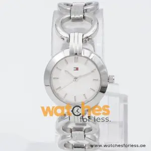 Tommy Hilfiger Women’s Quartz Silver Stainless Steel Silver Sunray Dial 25mm Watch F80217 UAE DUBAI AJMAN SHARJAH ABU DHABI RAS AL KHAIMA UMM UL QUWAIN ALAIN FUJAIRAH