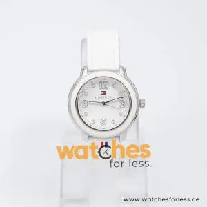 Tommy Hilfiger Women’s Quartz White Silicone Strap White Dial 36mm Watch 17915639 UAE DUBAI AJMAN SHARJAH ABU DHABI RAS AL KHAIMA UMM UL QUWAIN ALAIN FUJAIRAH