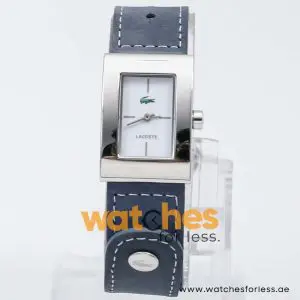 Lacoste Women’s Quartz Grey Leather Strap White Dial 21mm Watch 2000657/2 UAE DUBAI AJMAN SHARJAH ABU DHABI RAS AL KHAIMA UMM UL QUWAIN ALAIN FUJAIRAH