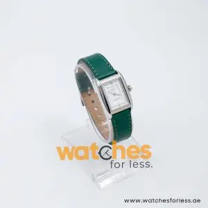 Lacoste Women’s Quartz Green Leather Strap White Dial 24mm Watch 2000639