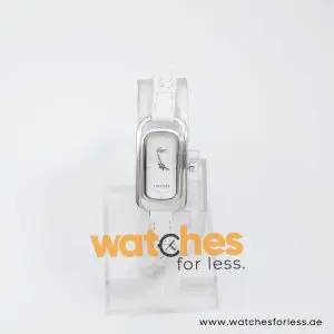 Lacoste Women’s Quartz White Leather Strap Silver Sunray Dial 20mm Watch 2000739