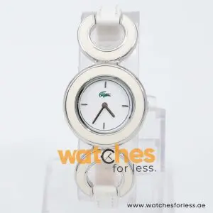 Lacoste Women’s Quartz White Leather Strap White Dial 28mm Watch 2000441