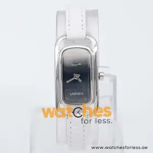 Lacoste Women’s Quartz White Leather Strap Mirror Dial 20mm Watch 2000723