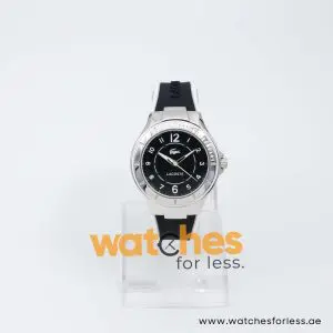 Lacoste Women’s Quartz Black & White Silicone Strap Black Dial 37mm Watch 2000817 UAE DUBAI AJMAN SHARJAH ABU DHABI RAS AL KHAIMA UMM UL QUWAIN ALAIN FUJAIRAH
