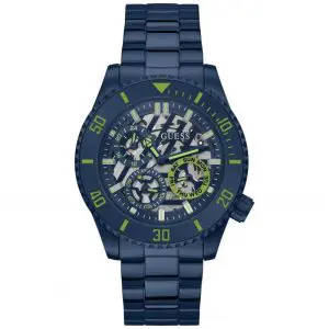 Guess Men’s Quartz Navy Blue Stainless Steel Navy Blue Dial 45mm Watch GW0488G4 UAE DUBAI AJMAN SHARJAH ABU DHABI RAS AL KHAIMA UMM UL QUWAIN ALAIN FUJAIRAH