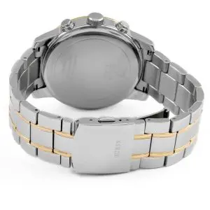 Guess Men’s Quartz Two Tone Stainless Steel Blue Dial 45mm Watch W0379G7 UAE DUBAI AJMAN SHARJAH ABU DHABI RAS AL KHAIMA UMM UL QUWAIN ALAIN FUJAIRAH