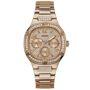 Guess Women’s Quartz Rose Gold Stainless Steel Rose Gold Dial 40mm Watch GW0558L3 UAE DUBAI AJMAN SHARJAH ABU DHABI RAS AL KHAIMA UMM UL QUWAIN ALAIN FUJAIRAH