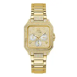 Guess Women’s Quartz Gold Stainless Steel Gold Dial 35mm Watch GW0472L2 UAE DUBAI AJMAN SHARJAH ABU DHABI RAS AL KHAIMA UMM UL QUWAIN ALAIN FUJAIRAH
