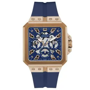 Guess Men’s Quartz Blue Silicone Strap Blue Dial 42mm Watch GW0637G3 UAE DUBAI AJMAN SHARJAH ABU DHABI RAS AL KHAIMA UMM UL QUWAIN ALAIN FUJAIRAH