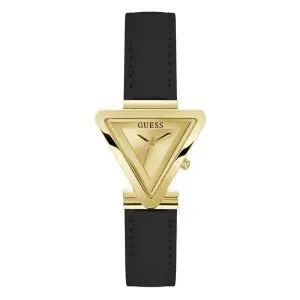 Guess Women’s Quartz Black Leather Strap Gold Dial 30mm Watch GW0548L3 UAE DUBAI AJMAN SHARJAH ABU DHABI RAS AL KHAIMA UMM UL QUWAIN ALAIN FUJAIRAH