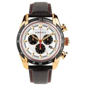 Versace Men’s Quartz Swiss Made Black Leather Strap White Dial 44mm Watch VDB040014 UAE DUBAI AJMAN SHARJAH ABU DHABI RAS AL KHAIMA UMM UL QUWAIN ALAIN FUJAIRAH