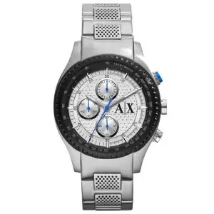 Armani Exchange Men’s Quartz Silver Stainless Steel Silver Dial 45mm Watch AX1602 UAE DUBAI AJMAN SHARJAH ABU DHABI RAS AL KHAIMA UMM UL QUWAIN ALAIN FUJAIRAH