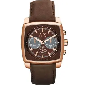 Armani Exchange Men’s Quartz Brown Leather Strap Brown Dial 40mm Watch AX2252 UAE DUBAI AJMAN SHARJAH ABU DHABI RAS AL KHAIMA UMM UL QUWAIN ALAIN FUJAIRAH