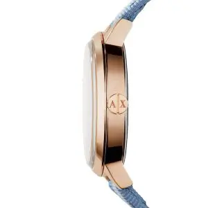 Armani Exchange Women’s Quartz Two Tone Nylon Strap Silver Dial 39mm Watch AX5366 UAE DUBAI AJMAN SHARJAH ABU DHABI RAS AL KHAIMA UMM UL QUWAIN ALAIN FUJAIRAH