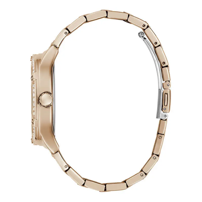 Guess Women’s Quartz Rose Gold Stainless Steel Rose Gold Dial 40mm Watch GW0558L3 UAE DUBAI AJMAN SHARJAH ABU DHABI RAS AL KHAIMA UMM UL QUWAIN ALAIN FUJAIRAH