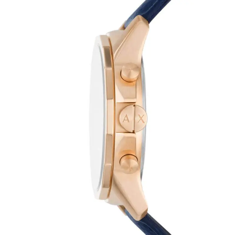 Armani Exchange Men’s Quartz Blue Leather Strap Blue Dial 44mm Watch AX1723 UAE DUBAI AJMAN SHARJAH ABU DHABI RAS AL KHAIMA UMM UL QUWAIN ALAIN FUJAIRAH