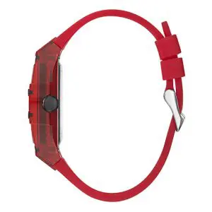 Guess Men’s Quartz Red Silicone Strap Black Dial 42mm Watch GW0203G5 UAE DUBAI AJMAN SHARJAH ABU DHABI RAS AL KHAIMA UMM UL QUWAIN ALAIN FUJAIRAH